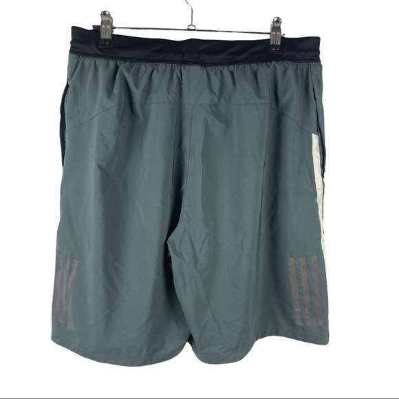 Adidas mens athletic shorts green sz L - Picture 2 of 6